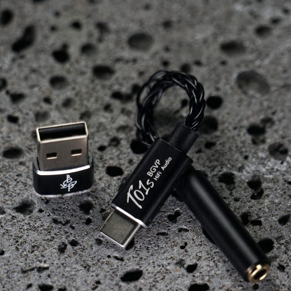 BGVP T01s Dac Decoding Audio HiFi Earphone Amplifier USB TypeC to 2.5/3.5/4.4mm Jack Adapter 32bit Digital Decoder AUX Converter